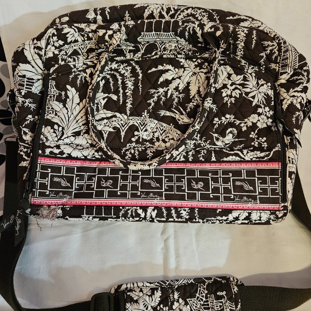 Vera Bradley "Imperial Toile" laptop bag